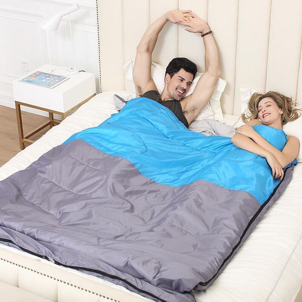 winter warm double sleeping bag cotton machine washable oversized couple for camping and hiking bags
winter warm double sleeping bag cotton machine washable oversized couple for camping and hiking bags