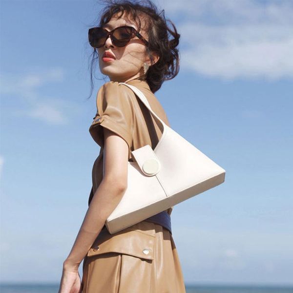 clutch bags french style women's fashion underarm small handbags simple single shoulder hasp solid leather female spring trendy
clutch bags french style women's fashion underarm small handbags simple single shoulder hasp solid leather female spring trendy