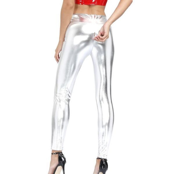 women's pants & capris summer leather zipper high waist trousers shinny elastic pencil, Black;white
women's pants & capris summer leather zipper high waist trousers shinny elastic pencil, Black;white