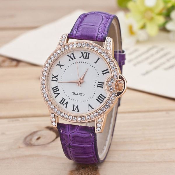wristwatches fashion geneva women watch leather band stainless steel quartz analog wrist gift ladies watches, Slivery;brown
wristwatches fashion geneva women watch leather band stainless steel quartz analog wrist gift ladies watches, Slivery;brown