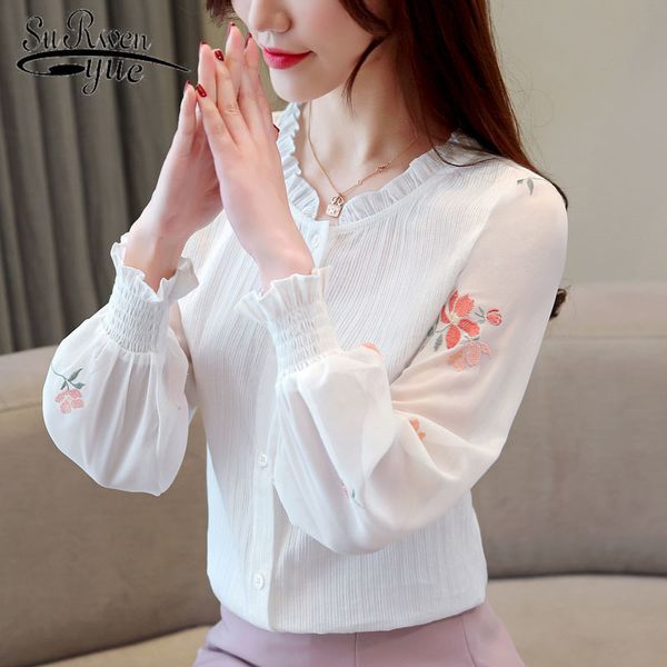 fashion spring long sleeve chiffon women shirts causal womens and blouses floral female clothes ol blouse 1876 50 210521, White
fashion spring long sleeve chiffon women shirts causal womens and blouses floral female clothes ol blouse 1876 50 210521, White