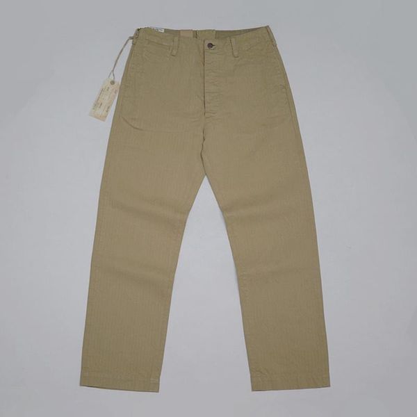 men's pants repro hbt officer selvage vintage men's military trousers khaki casual chino relaxed fit straight, Black
men's pants repro hbt officer selvage vintage men's military trousers khaki casual chino relaxed fit straight, Black