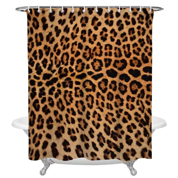 shower curtains leopard print bathroom curtain polyester fabric waterproof with hooks
shower curtains leopard print bathroom curtain polyester fabric waterproof with hooks