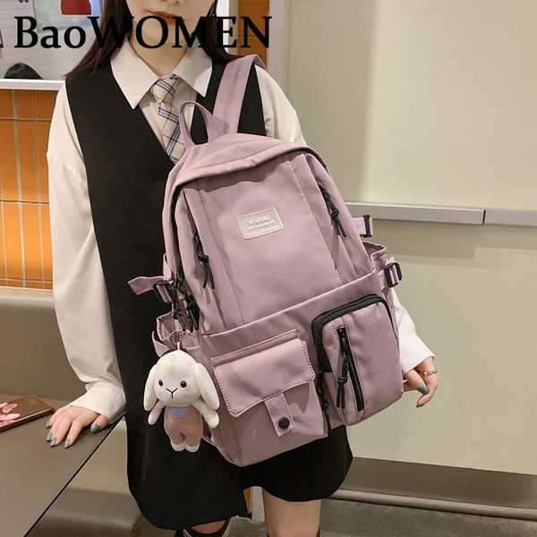 backpack baowomen fashion backpacks for teeanger girls large capacity multi-pocket black white red blue pink women school bag
backpack baowomen fashion backpacks for teeanger girls large capacity multi-pocket black white red blue pink women school bag