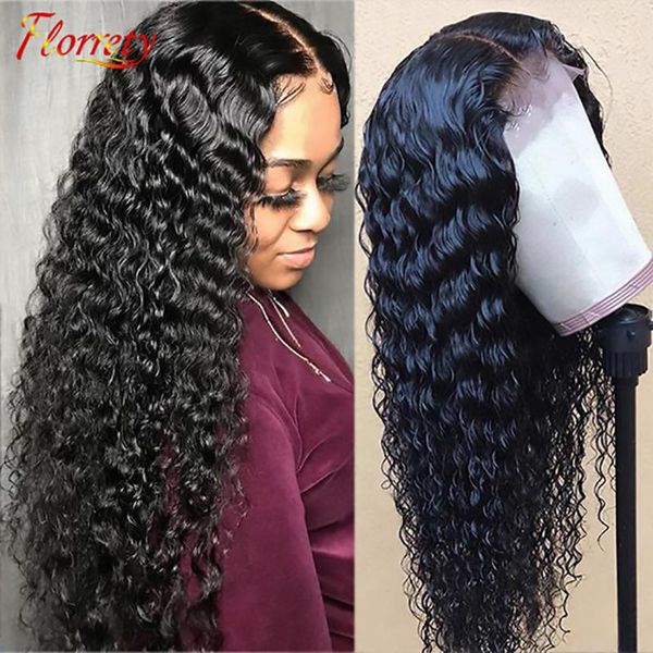 lace wigs curly human hair deep wave frontal 13x4 front closure malaysian remy for black women, Black;brown
lace wigs curly human hair deep wave frontal 13x4 front closure malaysian remy for black women, Black;brown