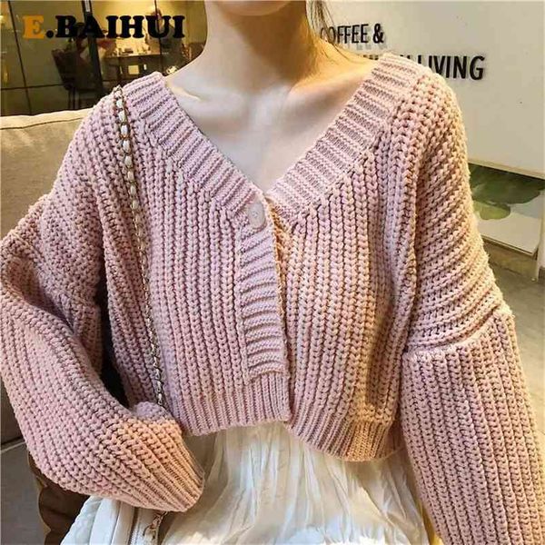 ebaihui vintage stylish solid color short cardigan sweater women fashion autumn warm long sleeve outerwear chic 210522, White
ebaihui vintage stylish solid color short cardigan sweater women fashion autumn warm long sleeve outerwear chic 210522, White