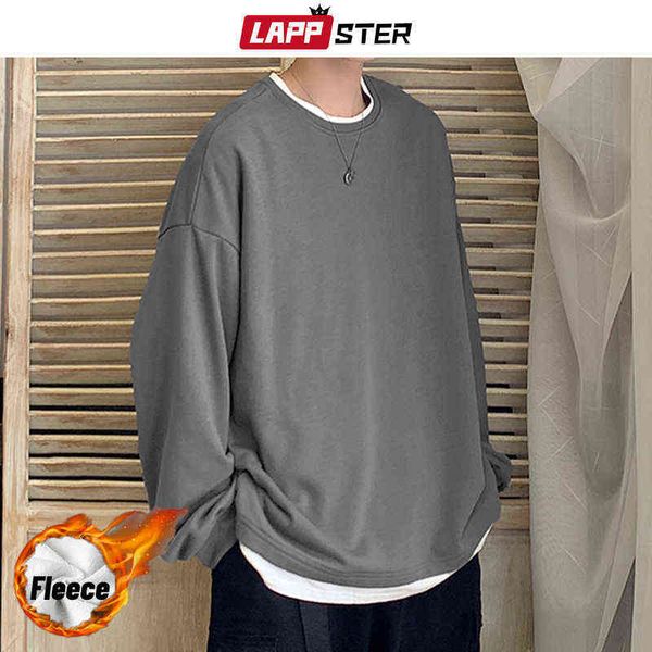 lappster men winter fleece patchwork hoodies 2021 mens oversized casual fake two pieces sweatshirts male vintage harajuku hoodie g1214, Black
lappster men winter fleece patchwork hoodies 2021 mens oversized casual fake two pieces sweatshirts male vintage harajuku hoodie g1214, Black