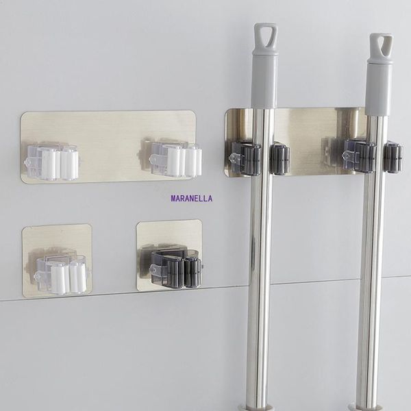 mop umbrella brush broom hanger storage rack dual kitchen tool for home wall mounted bar organizer holder self adhesive hooks & rails
mop umbrella brush broom hanger storage rack dual kitchen tool for home wall mounted bar organizer holder self adhesive hooks & rails