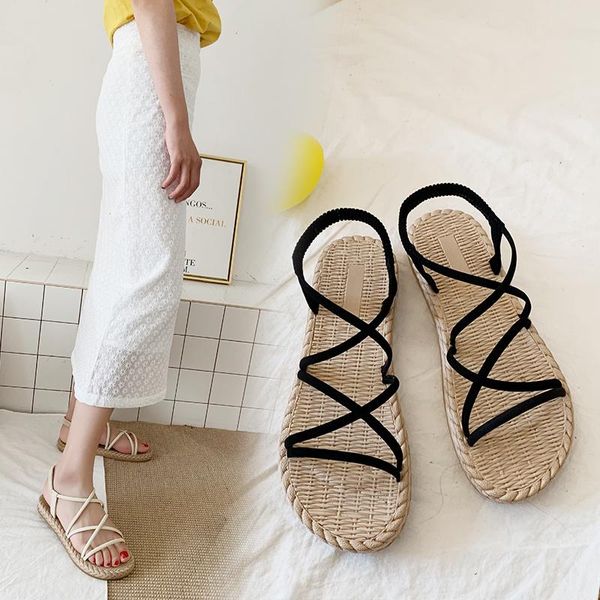 sandals 2021 women's fashion flat heels open-toe summer beach bohemia gladiator shoes, Black
sandals 2021 women's fashion flat heels open-toe summer beach bohemia gladiator shoes, Black
