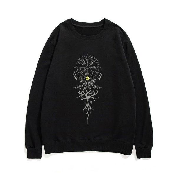 men's hoodies & sweatshirts vegvisir futhark runes navigator sweatshirt loose clothes double-sided harajuku print men women v, Black
men's hoodies & sweatshirts vegvisir futhark runes navigator sweatshirt loose clothes double-sided harajuku print men women v, Black