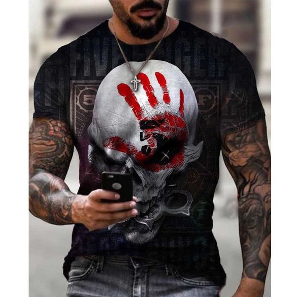 men's t-shirts summer black t-shirt fashion gothic skulls print vintage casual streetwear short-sleeved t shirt for men clothes, White;black
men's t-shirts summer black t-shirt fashion gothic skulls print vintage casual streetwear short-sleeved t shirt for men clothes, White;black