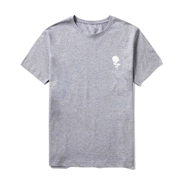 men's t-shirts summer pure cotton t-shirt solid color casual rose printing mens short-sleeved multi-color tee men 2021 razc, White;black
men's t-shirts summer pure cotton t-shirt solid color casual rose printing mens short-sleeved multi-color tee men 2021 razc, White;black
