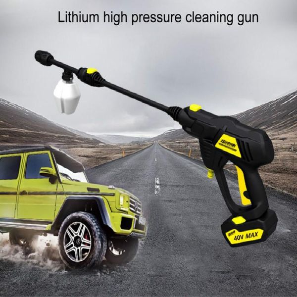 vacuum cleaners 2021 wireless car washer portable high-pressure water gun wash artifact window floor cleaning rechargeable lithium battery