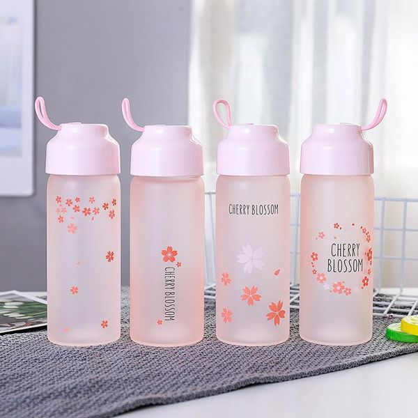 wine glasses fresh portable glass water bottle with rope temperature sensing pink flower korean style creative simple handy cups
wine glasses fresh portable glass water bottle with rope temperature sensing pink flower korean style creative simple handy cups
