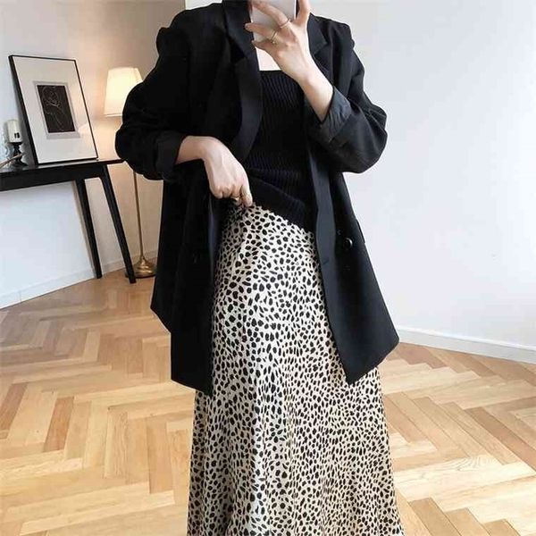 a-line leopard print summer stretch high waist long casual faldas jupe femme saia women satin skirts, Black;gray
a-line leopard print summer stretch high waist long casual faldas jupe femme saia women satin skirts, Black;gray