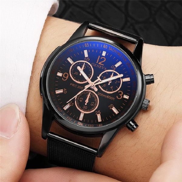 wristwatches geneva watch men three eye sport watches mens quartz wrist black business male clock reloj hombre relogio masculino, Slivery;brown
wristwatches geneva watch men three eye sport watches mens quartz wrist black business male clock reloj hombre relogio masculino, Slivery;brown