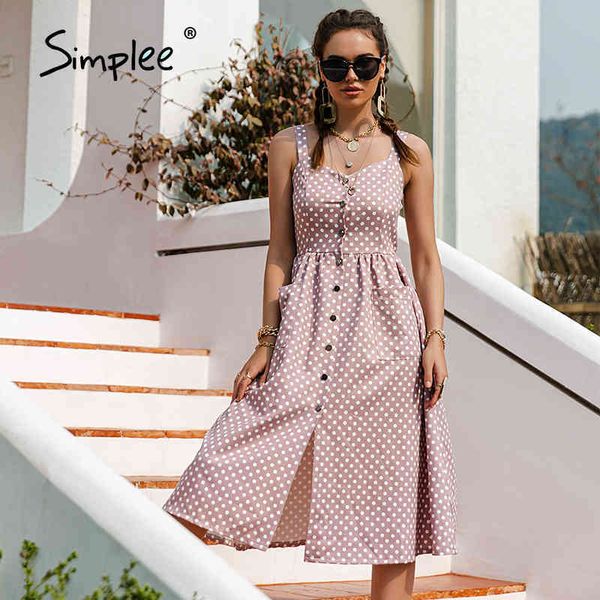 dress simplee casual polka dot sleeveless holiday style high waist buttoned women's fashion mid-length summer es new, Black;gray
dress simplee casual polka dot sleeveless holiday style high waist buttoned women's fashion mid-length summer es new, Black;gray