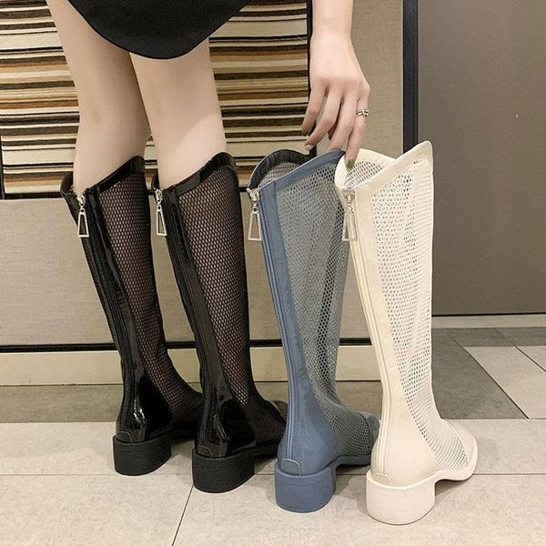 round toe shoes lady boots rock woman boots-women thigh high heels low 2021 summer rubber mid calf over-th, Black
round toe shoes lady boots rock woman boots-women thigh high heels low 2021 summer rubber mid calf over-th, Black