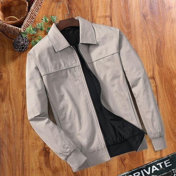 men's jackets spring and autumn lapel cotton regular work jacket m-4xl, Black;brown
men's jackets spring and autumn lapel cotton regular work jacket m-4xl, Black;brown