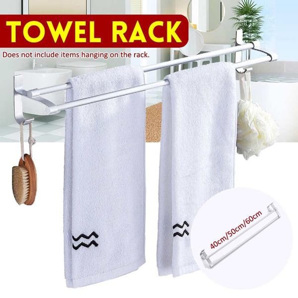 towel racks hanger wall mounted 40/50/60 cm rack kitchen bathroom aluminum bar rail holder + hook arrival 2021
towel racks hanger wall mounted 40/50/60 cm rack kitchen bathroom aluminum bar rail holder + hook arrival 2021