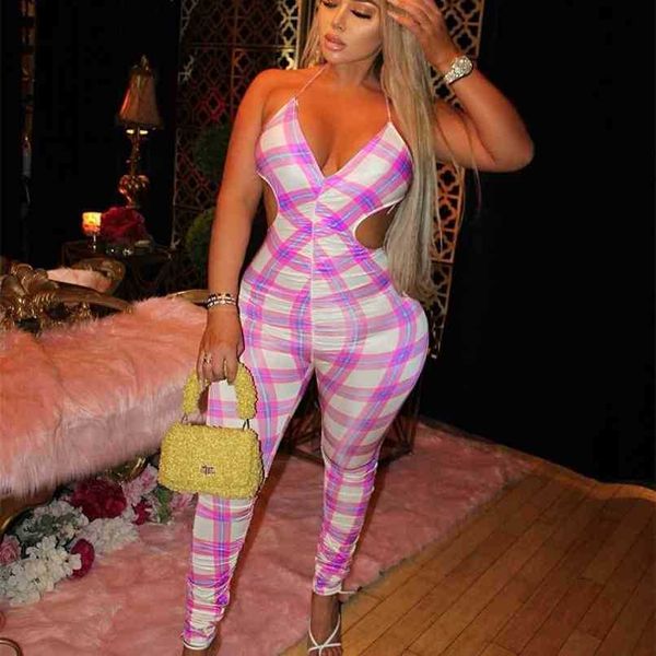 colorful plaid printed skinny jumpsuits womens elegance rompers party night club holiday outfits catsuits 210525, Black;white
colorful plaid printed skinny jumpsuits womens elegance rompers party night club holiday outfits catsuits 210525, Black;white