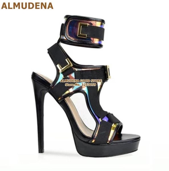 dress shoes almudena while black pvc patchwork sandals stiletto heels platform metal decoration buckle banquet cage sandal
dress shoes almudena while black pvc patchwork sandals stiletto heels platform metal decoration buckle banquet cage sandal