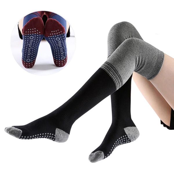 sports socks women color block stockings adults over the knee casual anti-slip sport hosiery yoga soft breathable thigh high stocking, Black
sports socks women color block stockings adults over the knee casual anti-slip sport hosiery yoga soft breathable thigh high stocking, Black