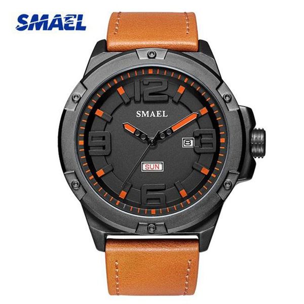 mens watches waterproof clock analog quartz leather sport wristwatch military male watch wristwatches, Slivery;brown
mens watches waterproof clock analog quartz leather sport wristwatch military male watch wristwatches, Slivery;brown