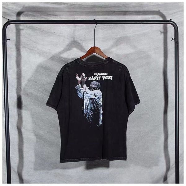 men's t-shirts west kanye loose black masked singer print t-shirt of street vintage washing make old 1:1 casual t-shirts, White;black
men's t-shirts west kanye loose black masked singer print t-shirt of street vintage washing make old 1:1 casual t-shirts, White;black