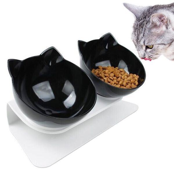 cat bowls & feeders plastic food double bowl kitten transparent material non-slip with protection cervical supplies
cat bowls & feeders plastic food double bowl kitten transparent material non-slip with protection cervical supplies