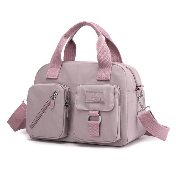 evening bags large capacity women travel handbag durable fabric shoulder bag fashion female casual tote multi-pocket
