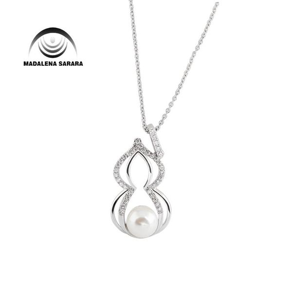 pendant necklaces madalena sarara 8mm freshwater pearl s925 plated chain necklace flower style two colors options, Silver
pendant necklaces madalena sarara 8mm freshwater pearl s925 plated chain necklace flower style two colors options, Silver