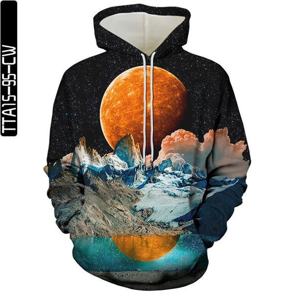 men's and women's hoodies 3d printing mountain elements long sleeve pullovers fashion casual sports & sweatshirts, Black
men's and women's hoodies 3d printing mountain elements long sleeve pullovers fashion casual sports & sweatshirts, Black