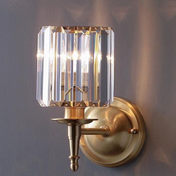 wall lamp modern luxury crystal lights wandlampen ac110v 220v gold sconce for bedroom living room
wall lamp modern luxury crystal lights wandlampen ac110v 220v gold sconce for bedroom living room