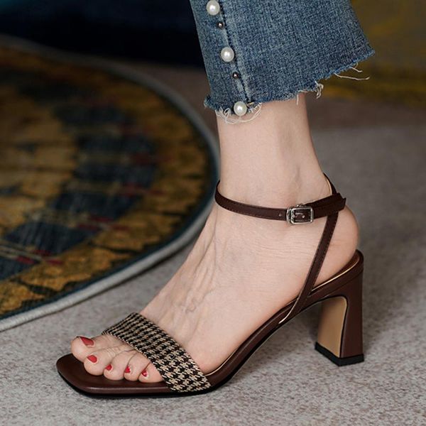 genuine leather shoes for women fashion casual sandals buckle strap handmade retro shallow summer thin heel size 34-39 dress, Black
genuine leather shoes for women fashion casual sandals buckle strap handmade retro shallow summer thin heel size 34-39 dress, Black
