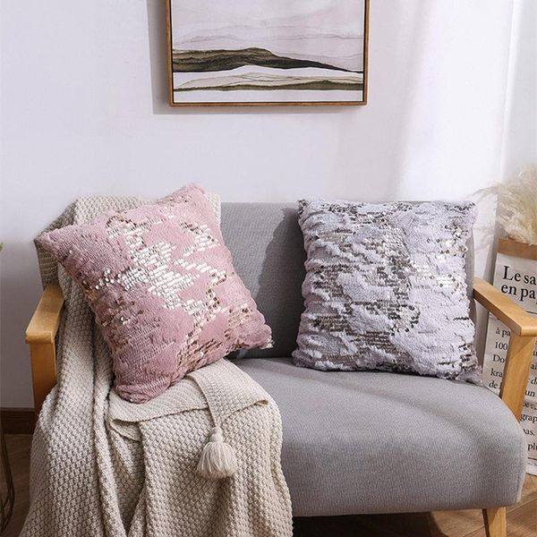 cushion/decorative pillow double-sided sequin plush cushion cover soft cozy bed sofa decorative pillowcases faux fur throw cases nordic home
cushion/decorative pillow double-sided sequin plush cushion cover soft cozy bed sofa decorative pillowcases faux fur throw cases nordic home