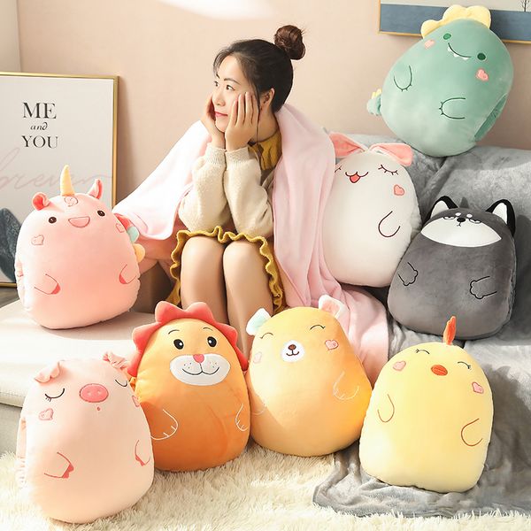 33/45cm soft stuffed cartoon animal doll with holes hands pillow warmer soft dinosaur bunny husky unicorn pig plush toy present
33/45cm soft stuffed cartoon animal doll with holes hands pillow warmer soft dinosaur bunny husky unicorn pig plush toy present