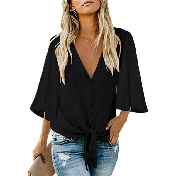 women's blouses & shirts 2021 women chiffon blouse shirt fashion womens v-neck button office ladies plus size, White
women's blouses & shirts 2021 women chiffon blouse shirt fashion womens v-neck button office ladies plus size, White