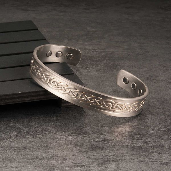 vinterly viking bracelets men pure copper adjustable cuff bracelet energy wrist band magnetic bracelets bangles for arthritis q0717, Black
vinterly viking bracelets men pure copper adjustable cuff bracelet energy wrist band magnetic bracelets bangles for arthritis q0717, Black