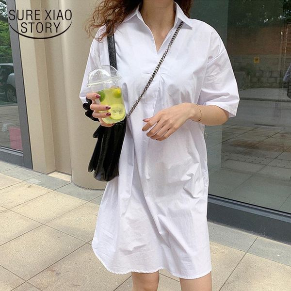 women's blouses & shirts 2021 autumn cotton women korean loose chic casual white/blue long section plus size ladies 12497
women's blouses & shirts 2021 autumn cotton women korean loose chic casual white/blue long section plus size ladies 12497