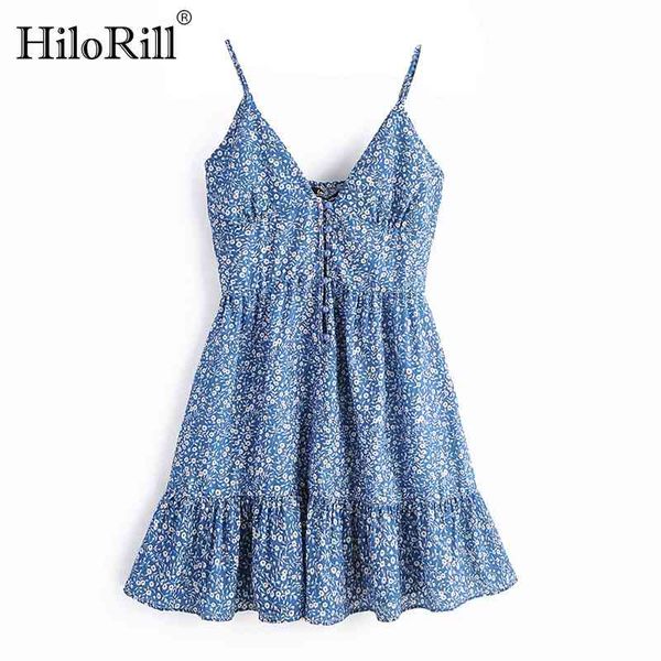 v neck mini dress women floral print spaghetti strap ruffle sleeveless summer beach bohemian sundress 210508, Black;gray
v neck mini dress women floral print spaghetti strap ruffle sleeveless summer beach bohemian sundress 210508, Black;gray