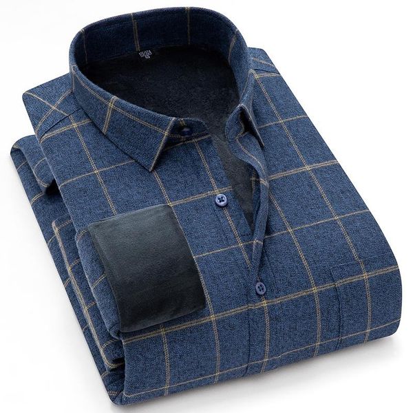 men's casual shirts 100% cotton plus velvet warm shirt thick long sleeve s-4xl winter leisure chest with pocket checkered men clothing, White;black
men's casual shirts 100% cotton plus velvet warm shirt thick long sleeve s-4xl winter leisure chest with pocket checkered men clothing, White;black