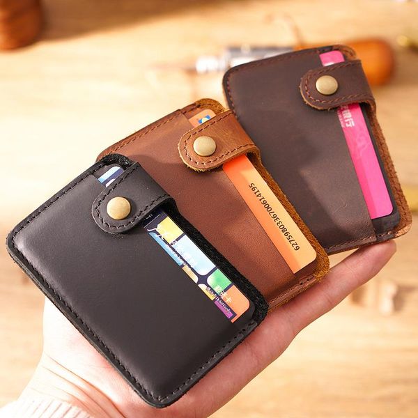 card holders men's wallet short leather retro multi-card holder small money bag minimalist coins purse monedero mujer nr183, Brown;gray
card holders men's wallet short leather retro multi-card holder small money bag minimalist coins purse monedero mujer nr183, Brown;gray