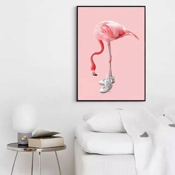 paintings scandinavian style pink flamingo poster sneakers canvas painting and prints wall art pictures for living room interior decor
paintings scandinavian style pink flamingo poster sneakers canvas painting and prints wall art pictures for living room interior decor