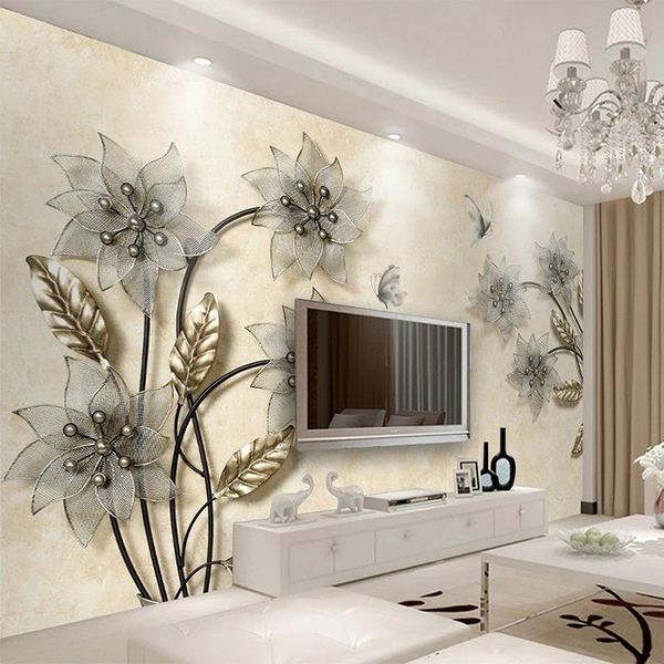 wallpapers custom po wallpaper modern 3d stereo golden jewelry flower tv background wall mural living room sofa bedroom home decor
wallpapers custom po wallpaper modern 3d stereo golden jewelry flower tv background wall mural living room sofa bedroom home decor