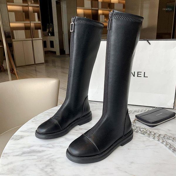 boots autumn and winter women's flat-bottomed leather shoes, velvet warm black1, Black
boots autumn and winter women's flat-bottomed leather shoes, velvet warm black1, Black