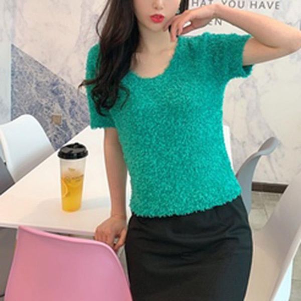 fall 2021 runway sweater women knitted crop soft autumn o-neck short sleeve pullover ladies jumpers women's sweaters, White;black
fall 2021 runway sweater women knitted crop soft autumn o-neck short sleeve pullover ladies jumpers women's sweaters, White;black