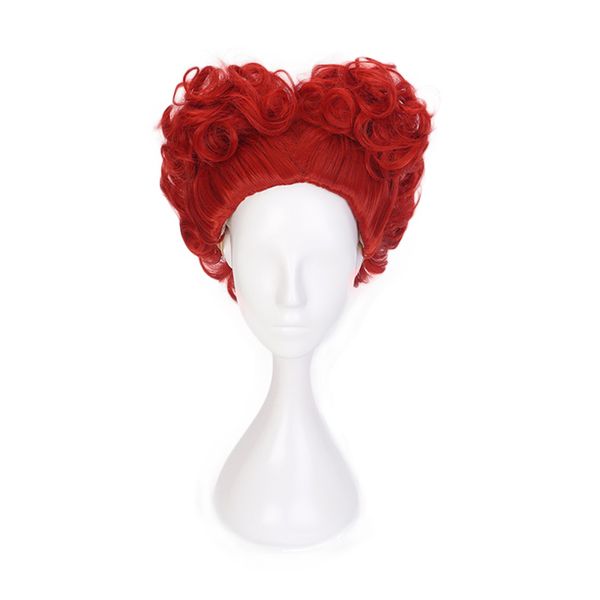 alice in wonderland red queen cosplay wig role play queen of hearts red heat-resistant fiber hair halloween party costume wigs, Black
alice in wonderland red queen cosplay wig role play queen of hearts red heat-resistant fiber hair halloween party costume wigs, Black