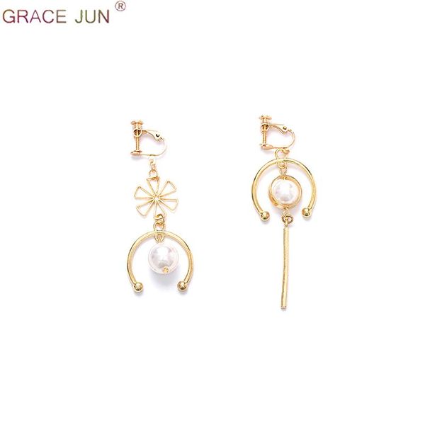 clip-on & screw back grace jun korea style geometric flower shape clip on earrings and drop pierced fashion bridal wedding charm, Silver
clip-on & screw back grace jun korea style geometric flower shape clip on earrings and drop pierced fashion bridal wedding charm, Silver