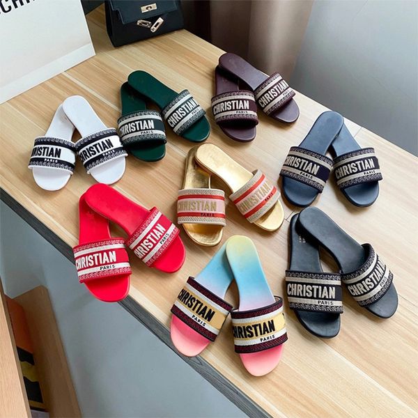 2021 new d family embroidered slippers women's summer wear flat bottom letters fashion leisure old french style cool slippers ysj, Black
2021 new d family embroidered slippers women's summer wear flat bottom letters fashion leisure old french style cool slippers ysj, Black